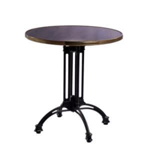 שולחן מעוצב רגל צבע שחור